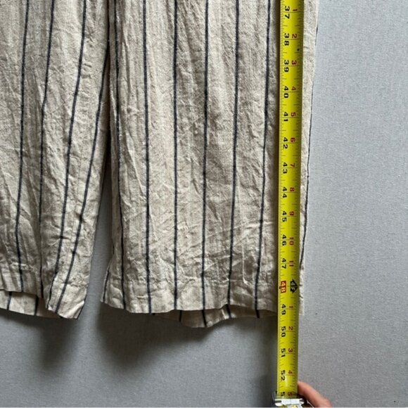 Gentle Fawn Arthur Linen tie back stripe jumpsuit Sz 2 - Picture 16 of 16
